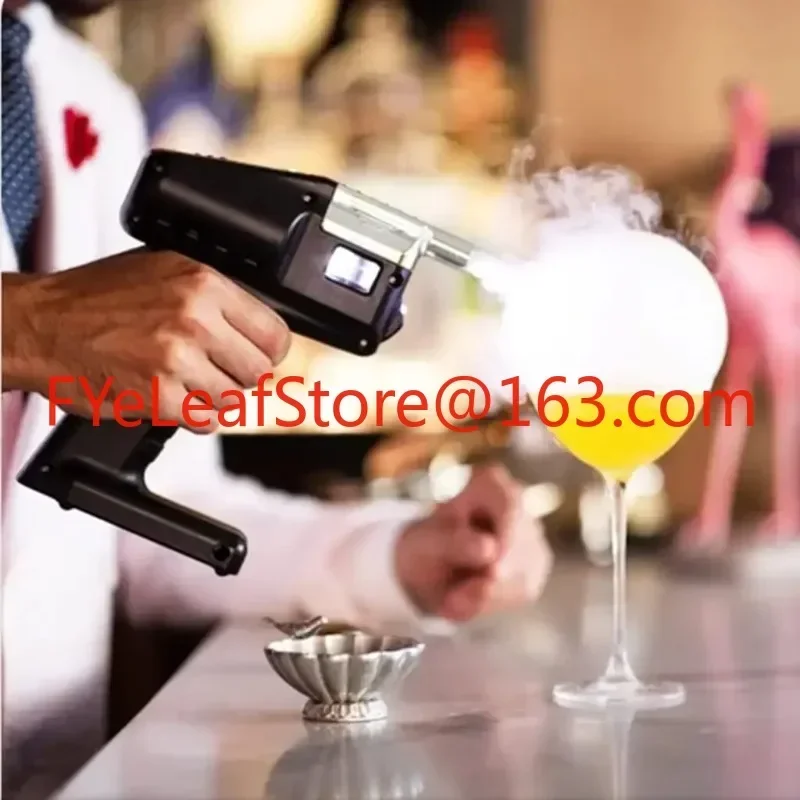 Hot salesCocktail smoke steam sprayer, five flavored aromatic liquids, and edible bubbles are used for food and beverages