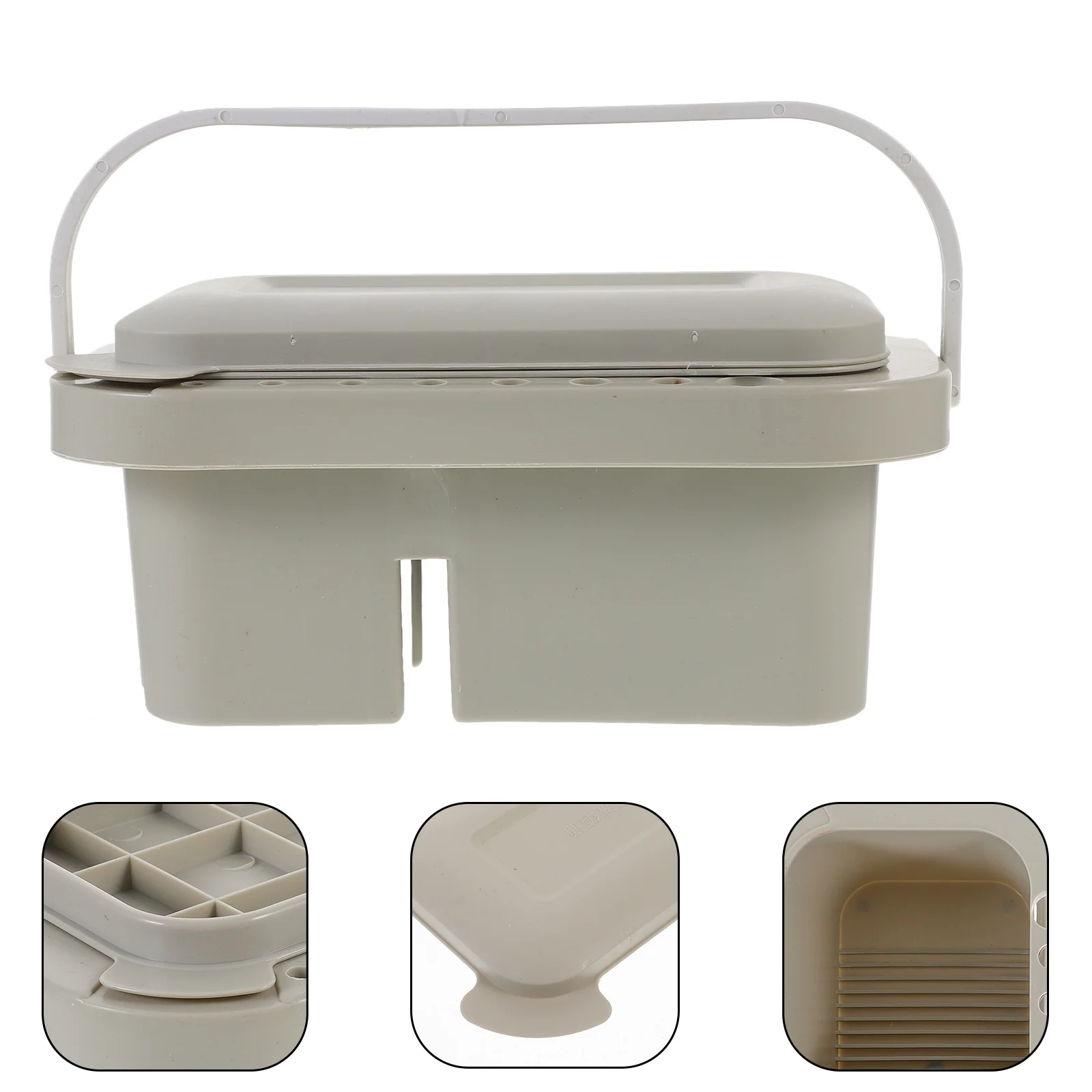 

1 set 1 Set Of Portable Cleaning Bucket For Artists, Large Capacity Plastic Paint Brush Washer, Reusable Watercolor Oil Acrylic