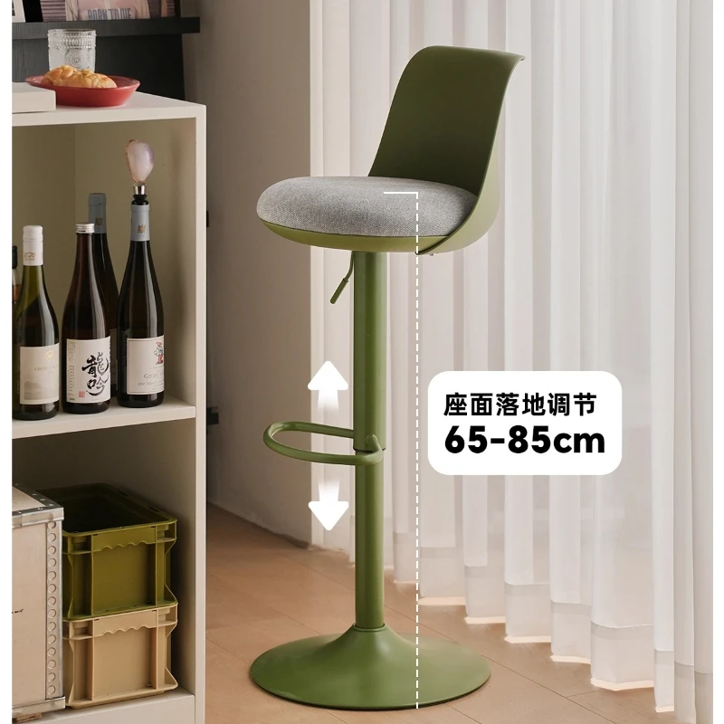 Nordic Creative Modern Simple Home High Stool Designer Front Desk Bar Stool Rotating Lift Restaurant Bar Chair Counter Stool