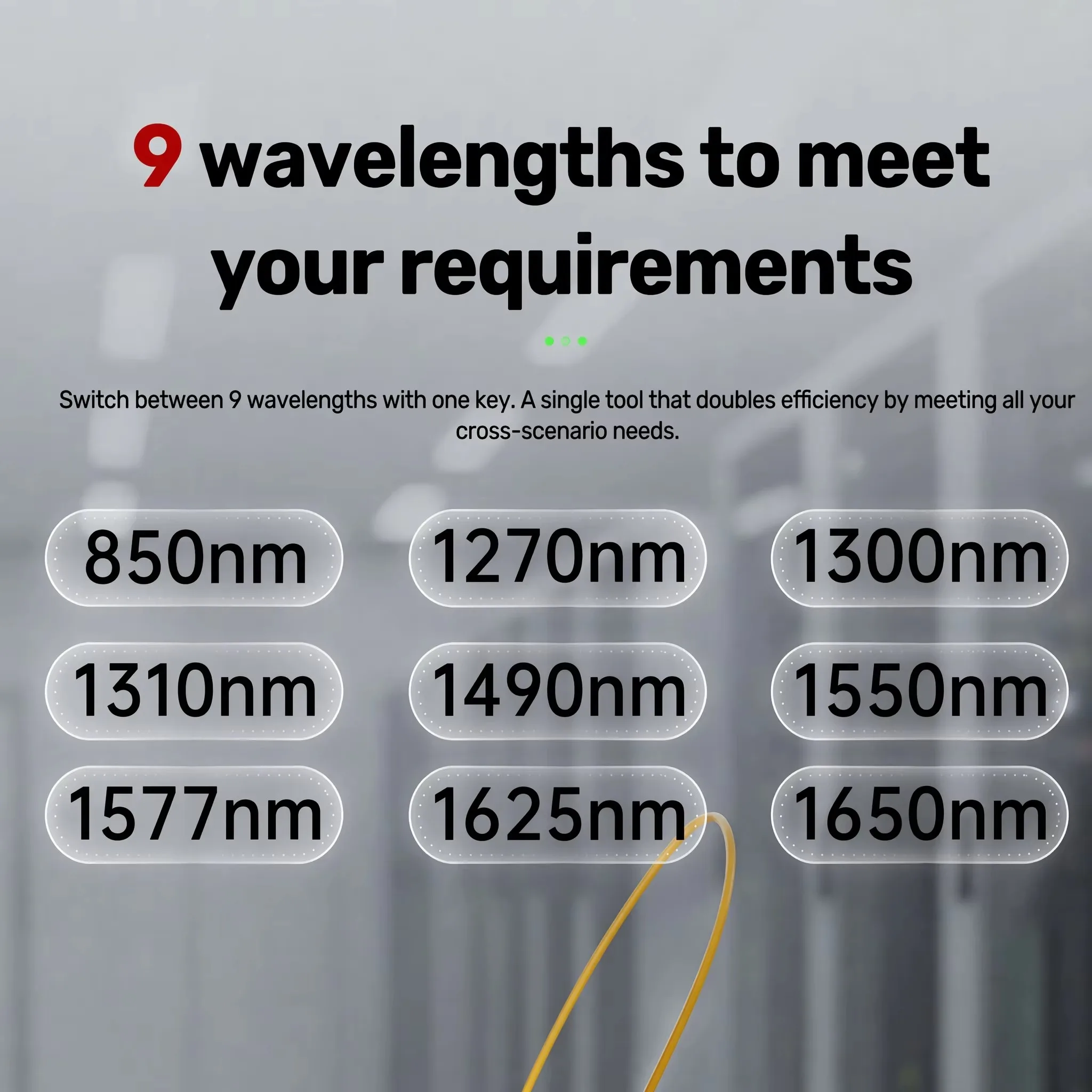 KOMSHINE Optical Power Meter KPM-43 Wavelengths 850-1650nm Measurement Range -70~+6dBm 5000mAh Big Battery for CAT5 CAT6