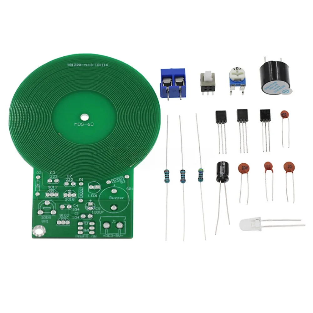 

Professional Metal Detector DIY Kit with High Sensitivity Discriminator for Treasure Hunting Gold Finding Electronics Soldering