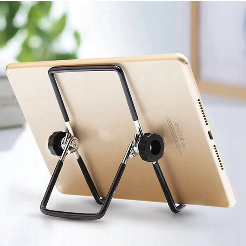 2Piece Flat Shelf Frame Adjustable Folding Stand  For Displaying Photos, Plates, Cookbooks