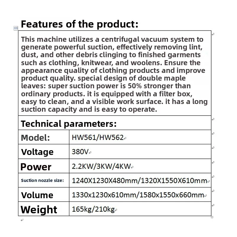 Picture 7: Automatic thread suction machine powerful chip suction machine wool vacuum cleaner