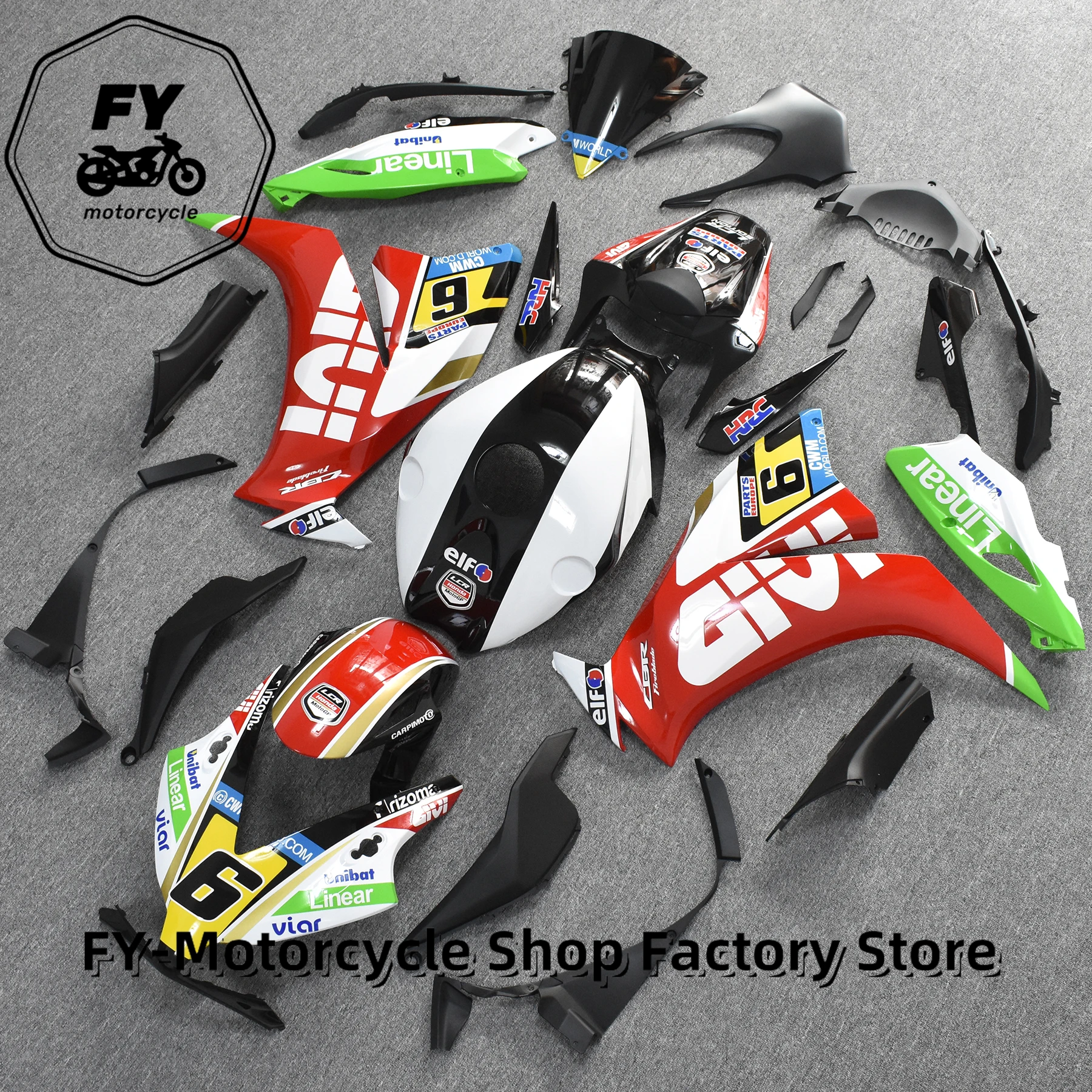 NEW ABS Motorcycle Whole Fairings kit fit for CBR1000RR CBR1000 CBR 1000RR 2012-2019 bodywork full Fairing kits