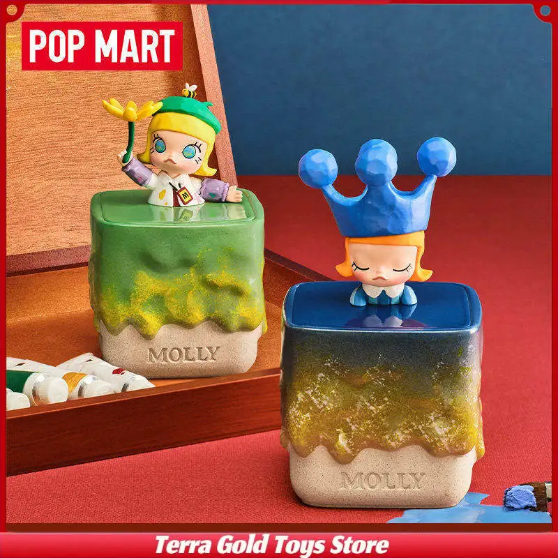 

Оригинальная ароматическая свеча POP MART Molly Scenery Along The Way из серии к 20-летию, коллекционная фигурка-сюрприз, подарочная коробка-сюрприз