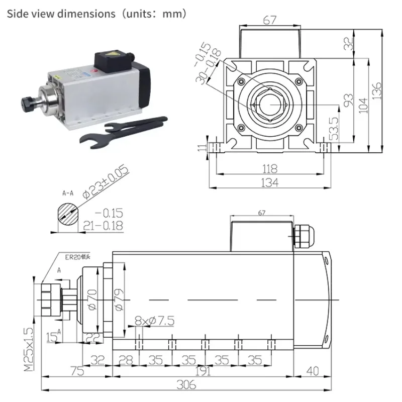Cnc Machine Spindle…