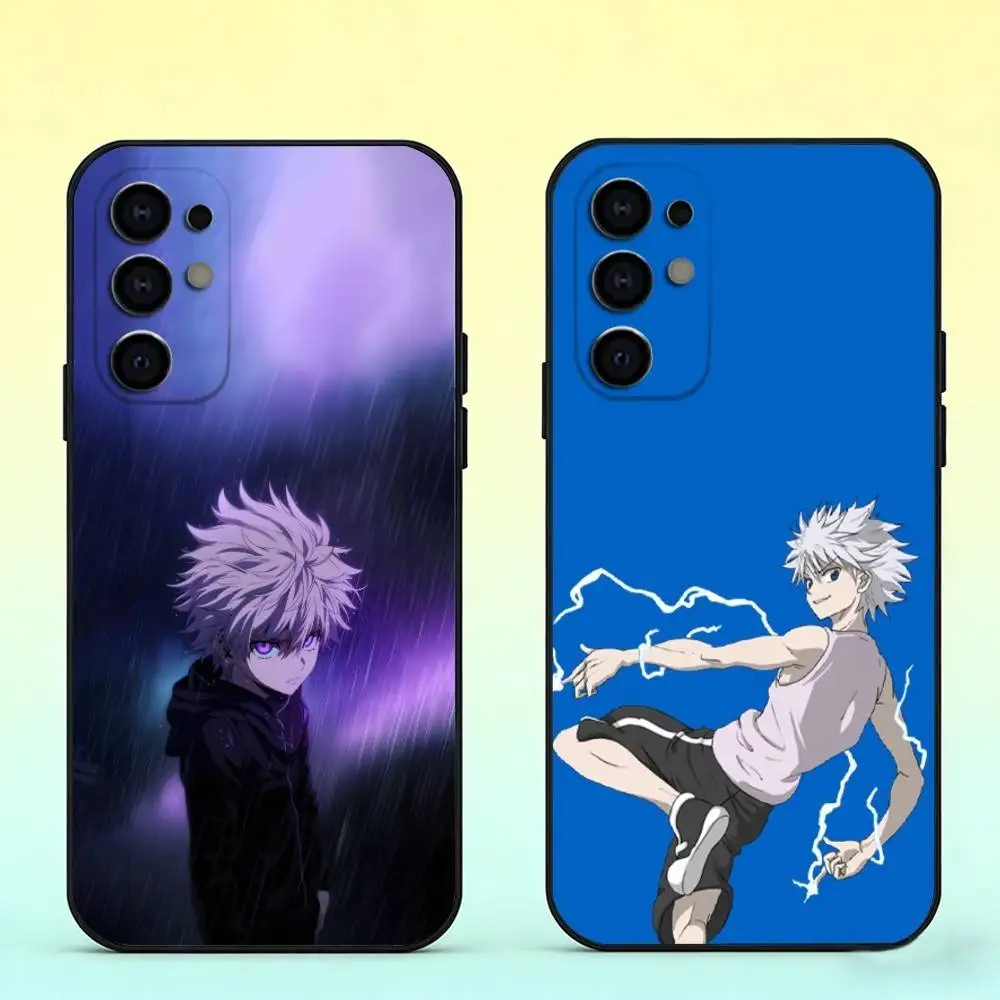 Hunter Killua Phone Case For Samsung S25,S24,S21,S22,S23,S30,Ultra,S20,Plus,Fe,Lite,Note,10,Black Cover