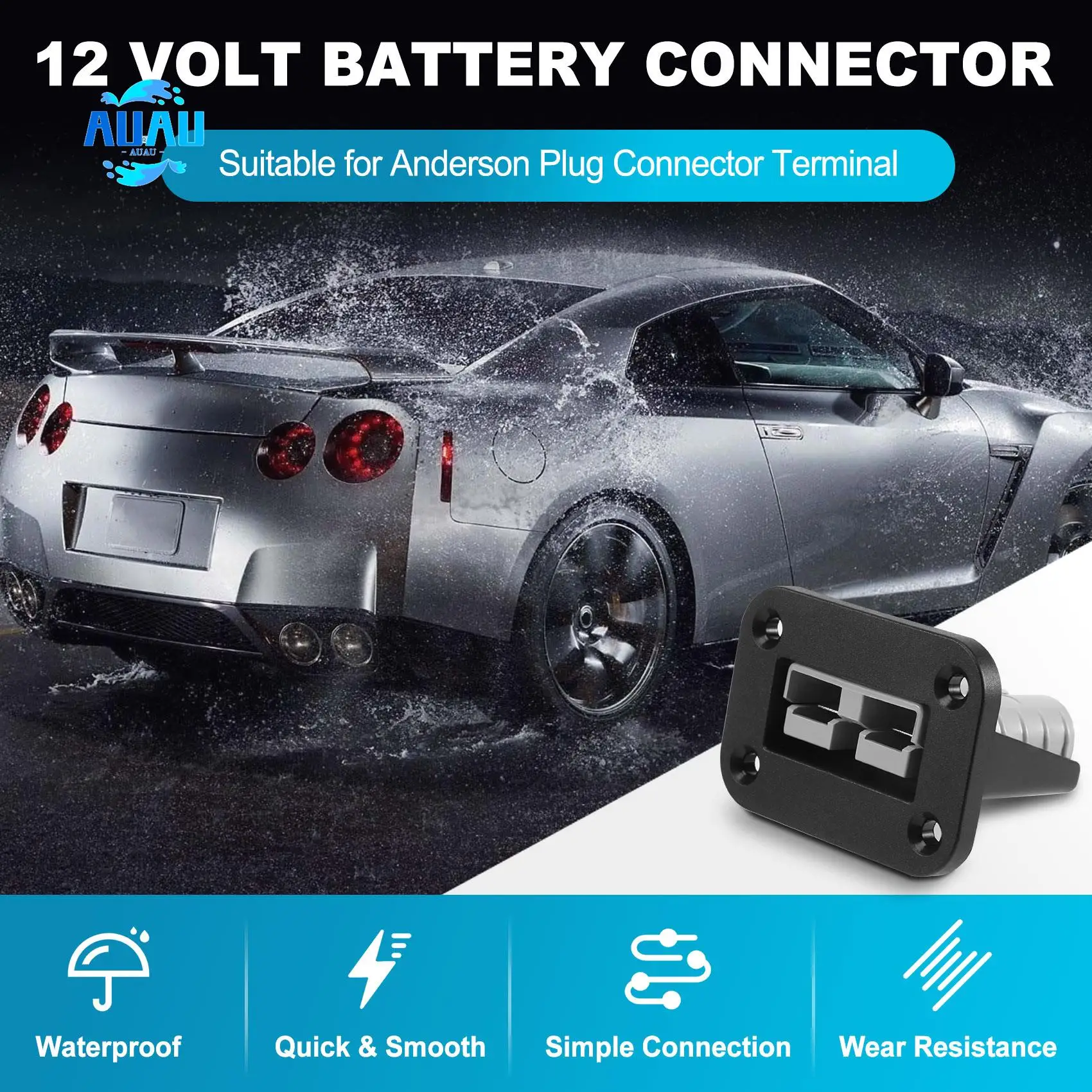 

AUAU-Suitable For Anderson Plug Connector Terminal 50A Cable Car Waterproof Connector