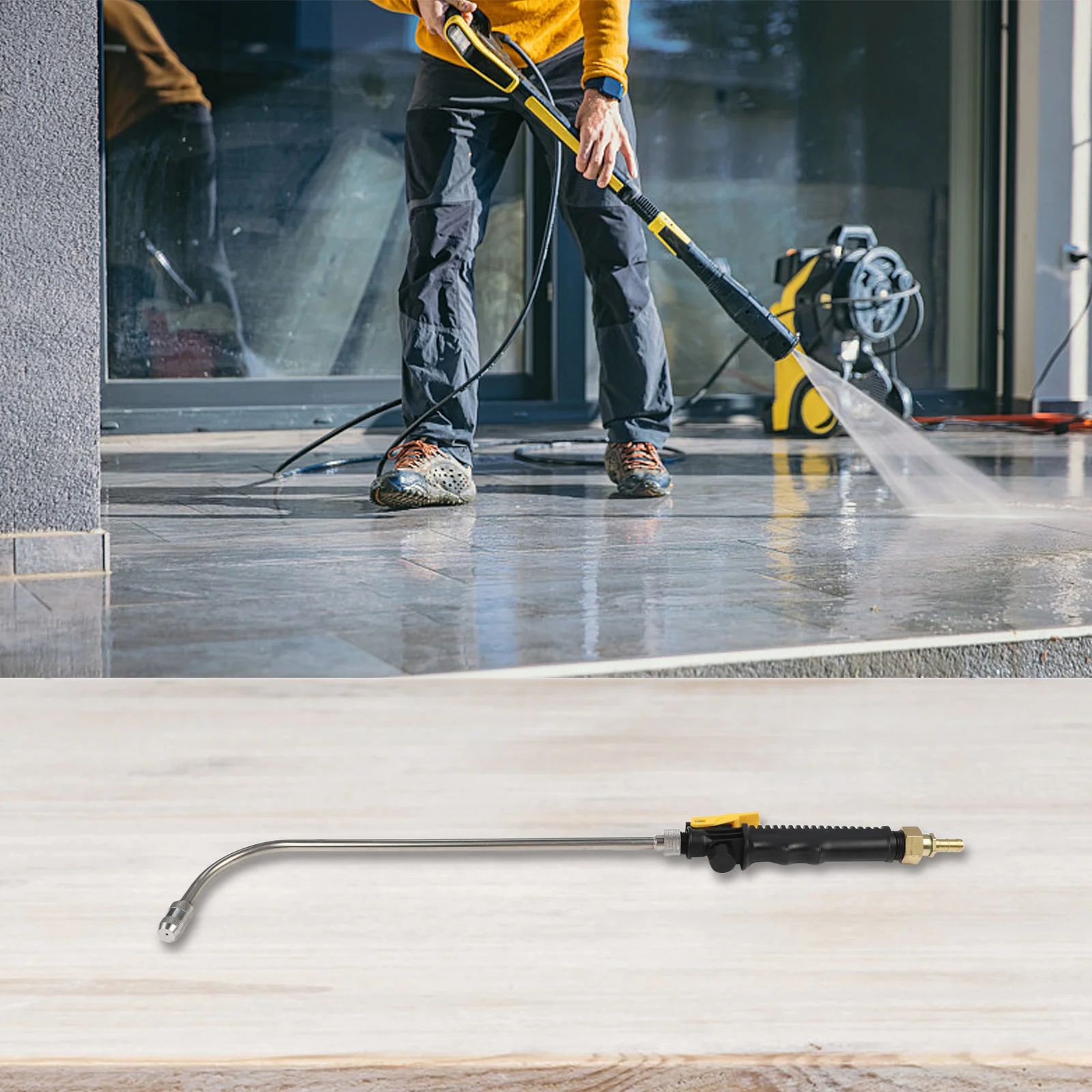 

Многофункциональная регулируемая распылительная трубка для эффективного полива растений и культур с функцией быстрого подключения шланга