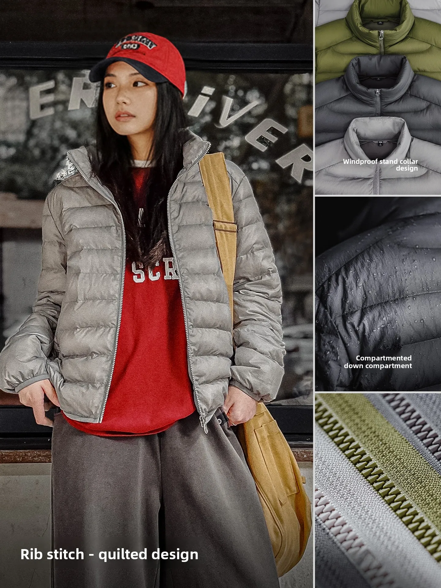 Maden 90% branco du down ultra leve acolchoado jaet núcleo interno calor feminino sle ajuste regular commute faion