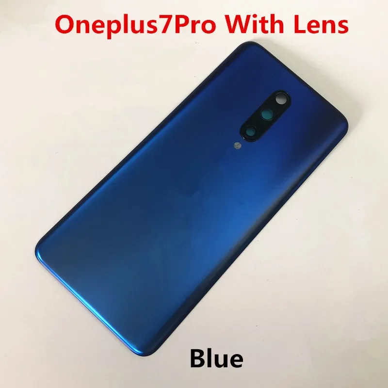 Housing For Oneplus 7 Pro One Plus Battery Back Cover Glass Door Matte Shiny 6.67\