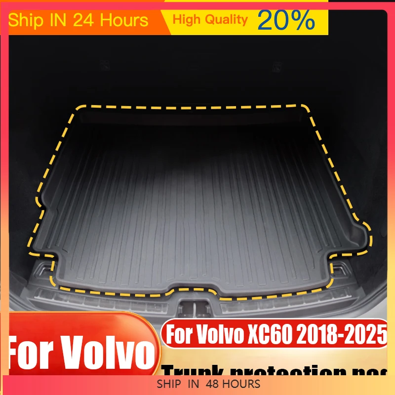 Suitable Volvo XC60 2018-2025 car trunk protection pad waterproof durable environmentally friendly car interior decoration produ