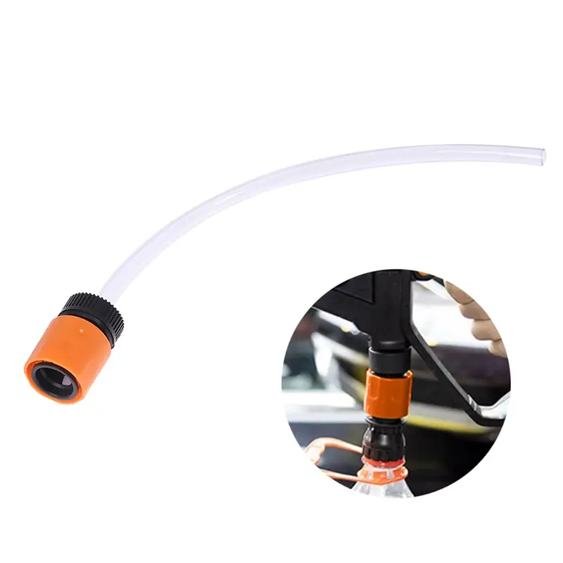 Pressure Washer Suction Tube Pipe Adaptor Bottle Cap Connector With Draw Hose Quick For High Pressure Washer Accessories