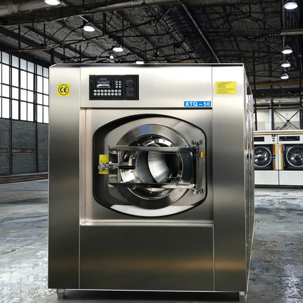 Industrial Electric 220V Steam Dry Cleaner New Commercial Laundry Equipment Stainless Steel Housing 10-120kg Capacity