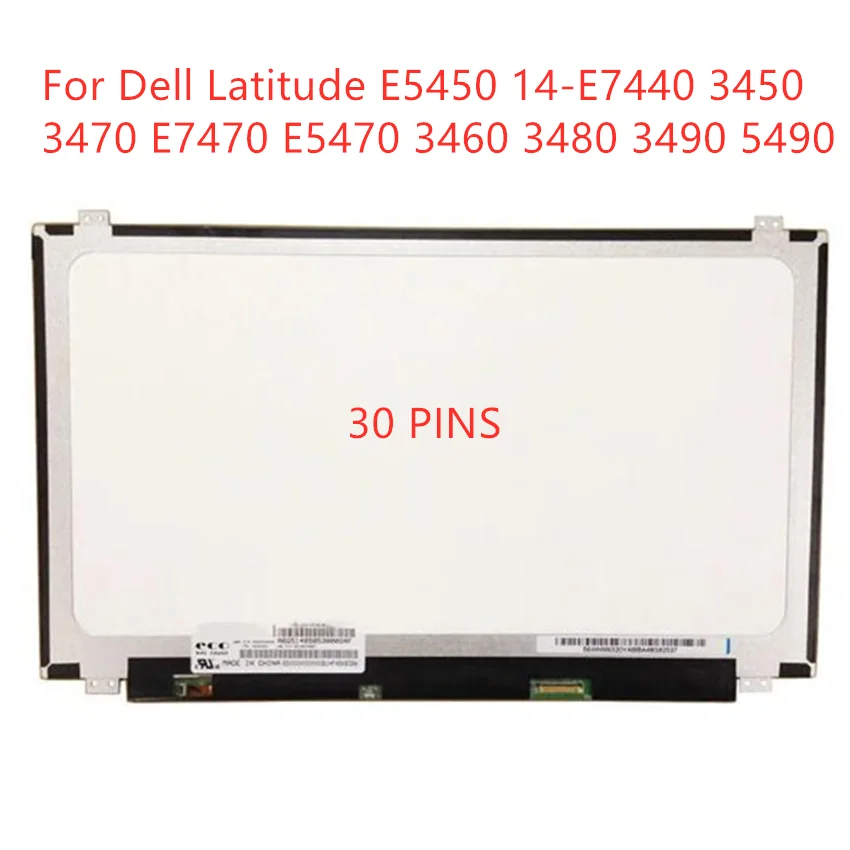 For Dell Latitude E7470 E5450 14-E7440 3450 3470 E5470 3460 3480 3490 5490 Laptop Lcd Screen Display 14