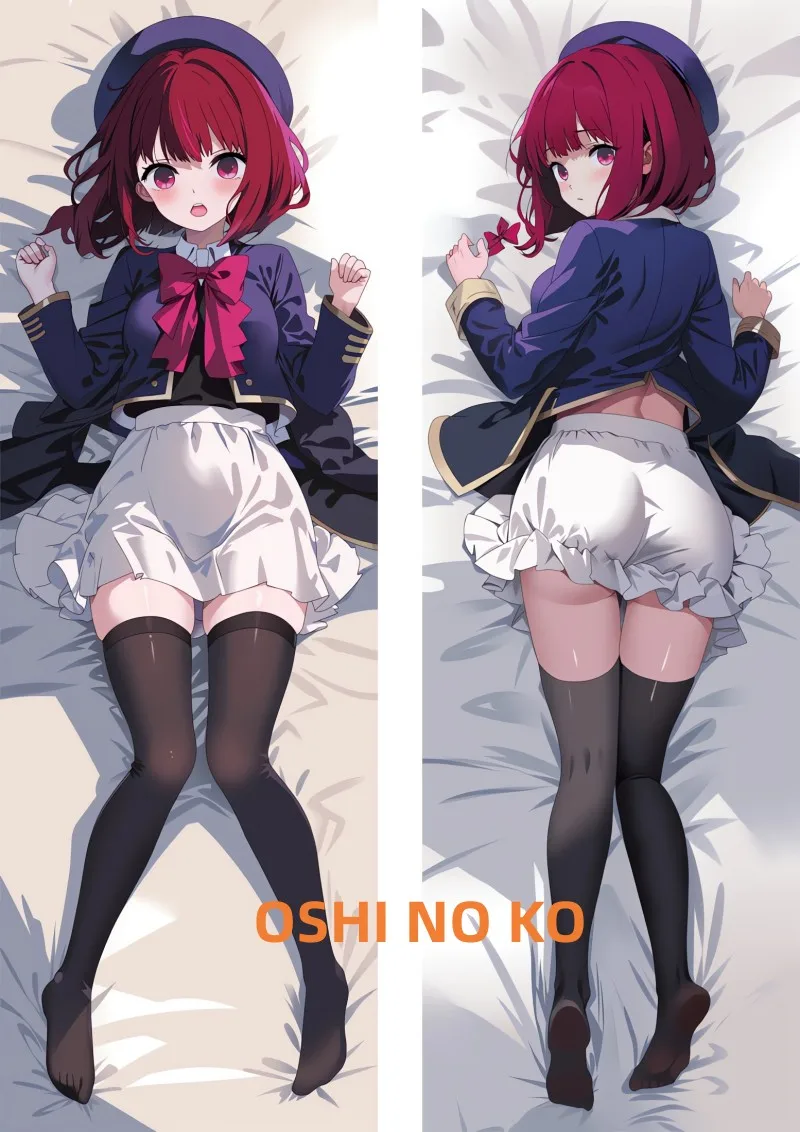 

Подушка Dakimakura в стиле аниме, раньше, OSHI NO KO, двусторонний принт, наволочка в натуральную величину, подарки на заказ