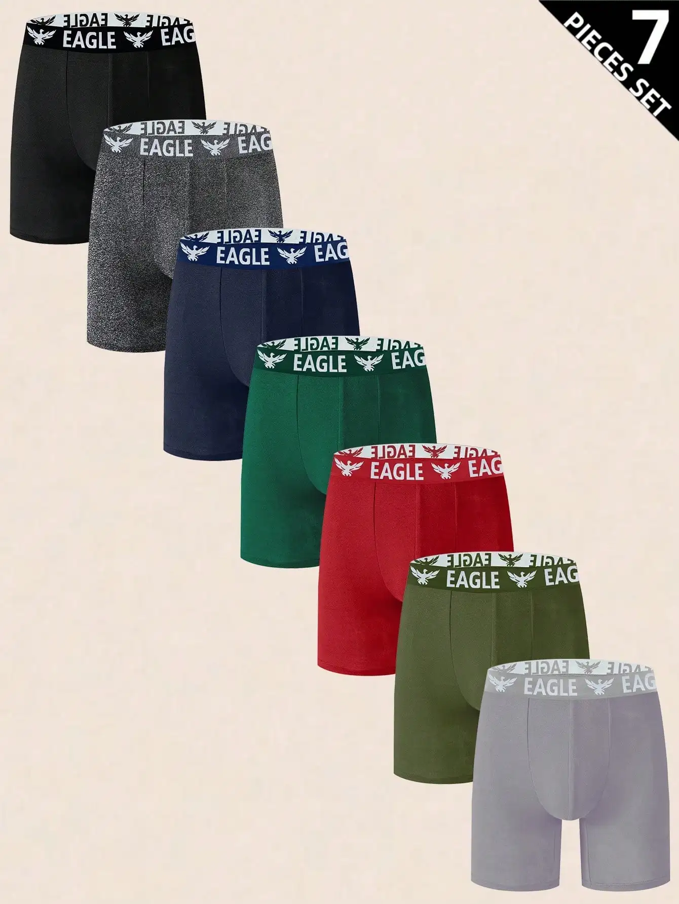 

Mens Knitted Boxer Briefs With Letter Tape Pattern For Everyday Comfort