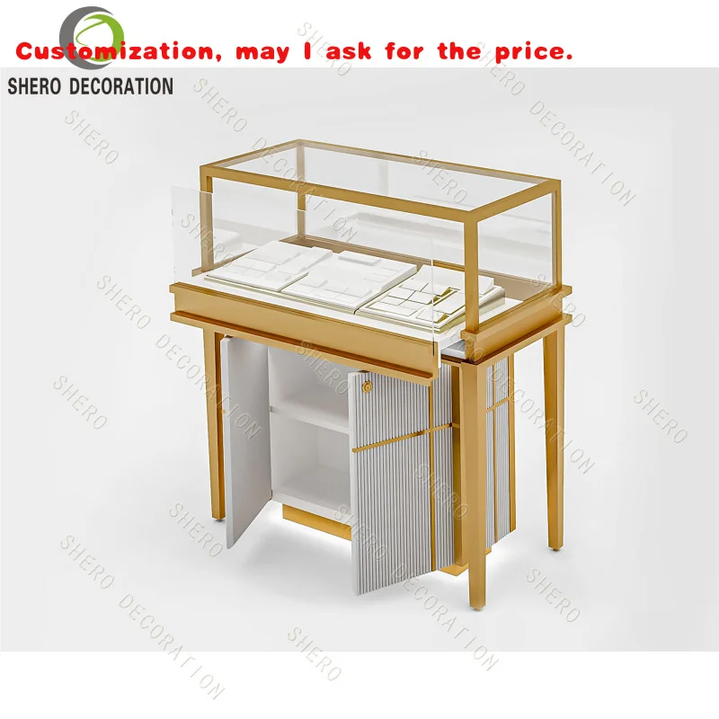 

custom.Luxury Glass Showcases Customised Jewelry Display Jewellery Store Jewelry Shop Furniture Display Cabinet Retail Shop