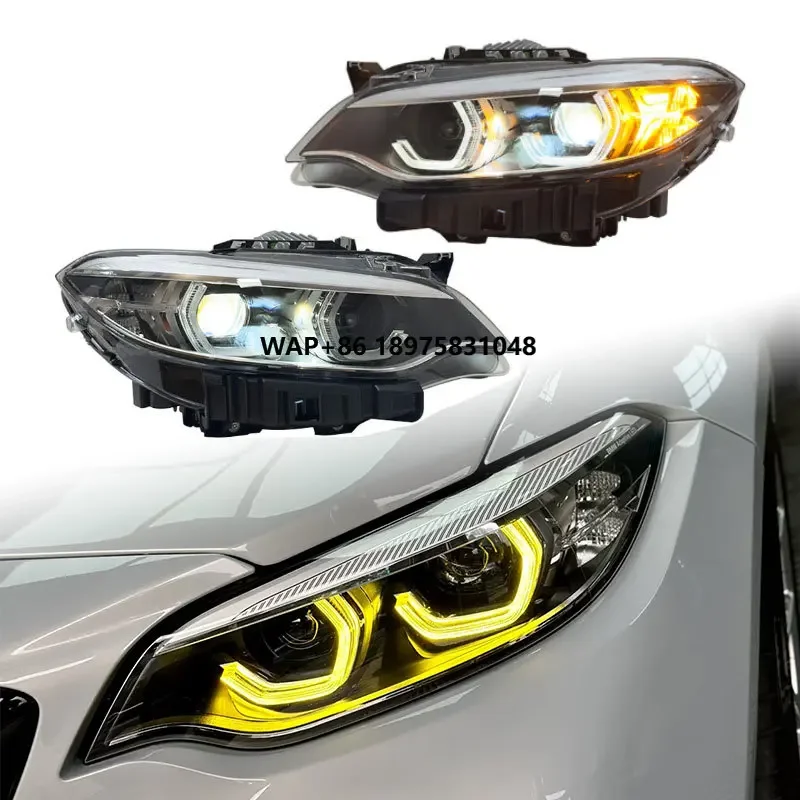

For 2 F22, F23, F87 Series Headlights, Turn Signals, Automotive Accessories, Plug and Play LED Headlights