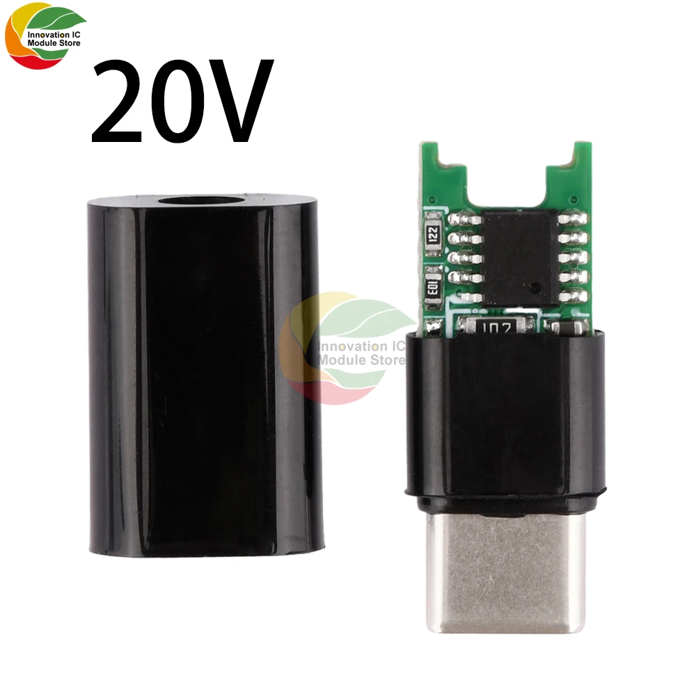 PD QC 2.0 9V 12V 15V 20V Decoy Power Aging Board Snel Opladen Trigger Module adapter Type-C Mannelijke