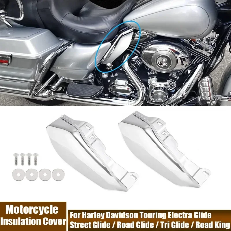 Motorcycle Insulation Cover Mid-Frame Air Deflector Trim For Harley-Davidson Touring Electra Glide/Street Glide/Road Glide/King