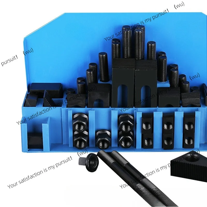 for CNC Machining Center Milling Machine Hardened Clamping Kit 58Pcs M10 M12 M16 Clamp Set Fixture Parts