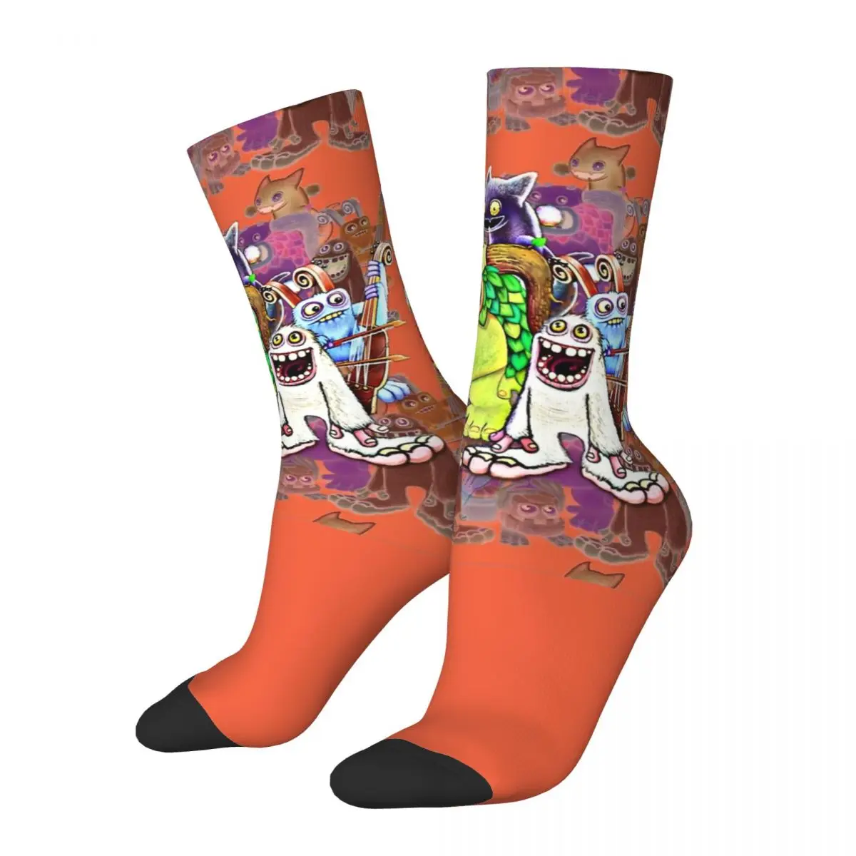 Crazy Men Women Socks My Singing Monsters Characters Merchandise Comfortable MSM Video Game Graphic Socks All Seasons