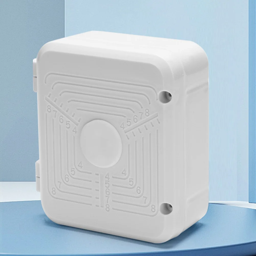 Scatola di giunzione impermeabile per telecamera CCTV Scatola per cavi video Scatola per cavi di alimentazione Scatola di protezione per telecamera elettronica esterna Bianca