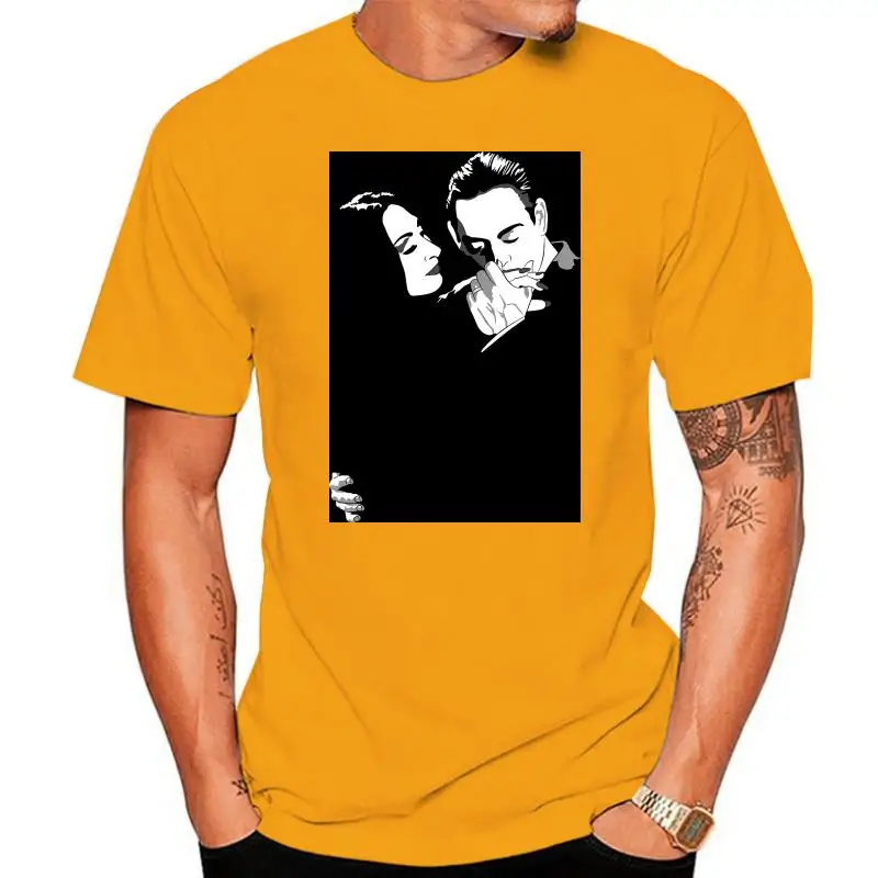 Men Short sleeve tshirt Gomez y Morticia Unisex T Shirt Women t-shirt