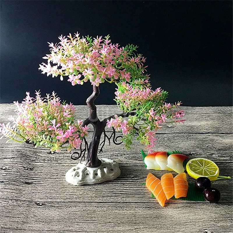 Plate tray dish seafood Decoration Flower Crafts Kitchen Fast Food Sushi Cuisine Decorative Pans Decorated Creative tree sushi