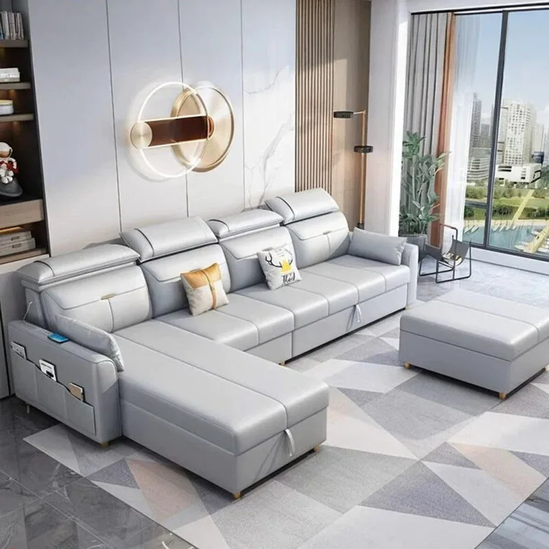 Corner Sectional Living Room Sofas Puffs Couch Recliner Futon Designer Living Room Sofas Lounge Floor Muebles Home Furniture