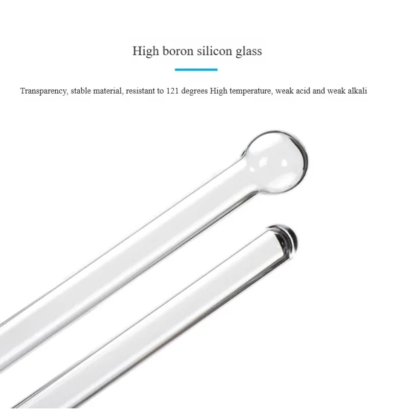 100PCS Freeze-drying tube teardrop type glass strain storage tube ampoule tube 8*120mm strain tube 1ml bulb
