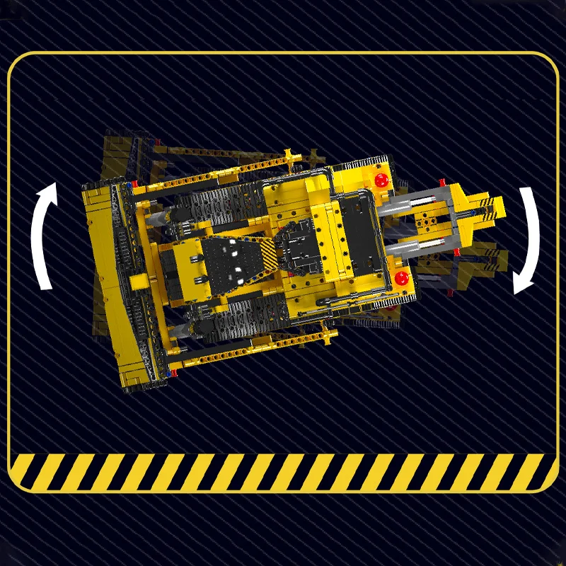 สินค้าใหม่ Yuxing15084Engineering Series Bulldozer รีโมทคอนโทรลไฟฟ้าไฟฟ้าประกอบของเล่น Building Block ชุดของขวัญ