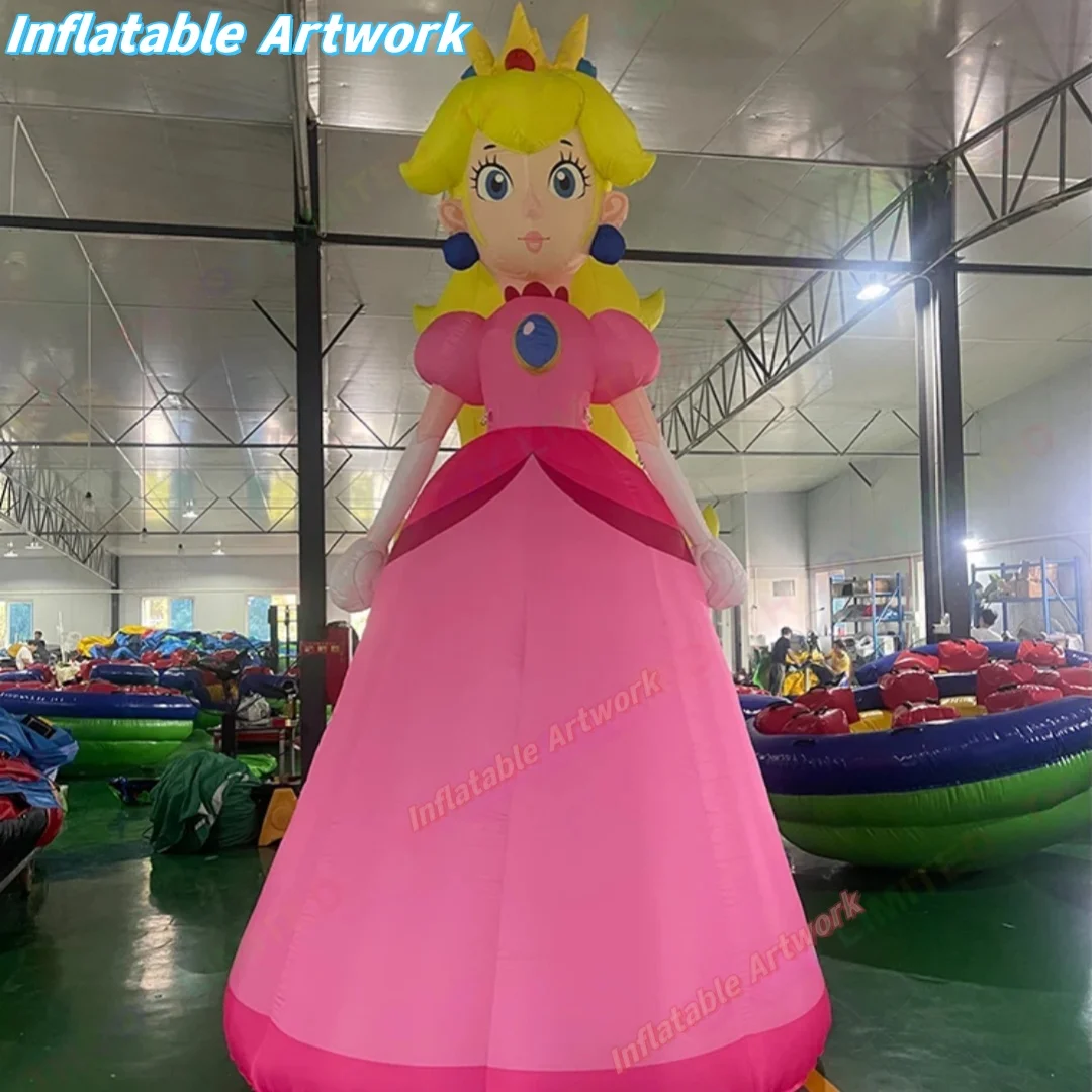

Customized Giant Air Blown Animated Princess Mascot for Stage Decoration Toys