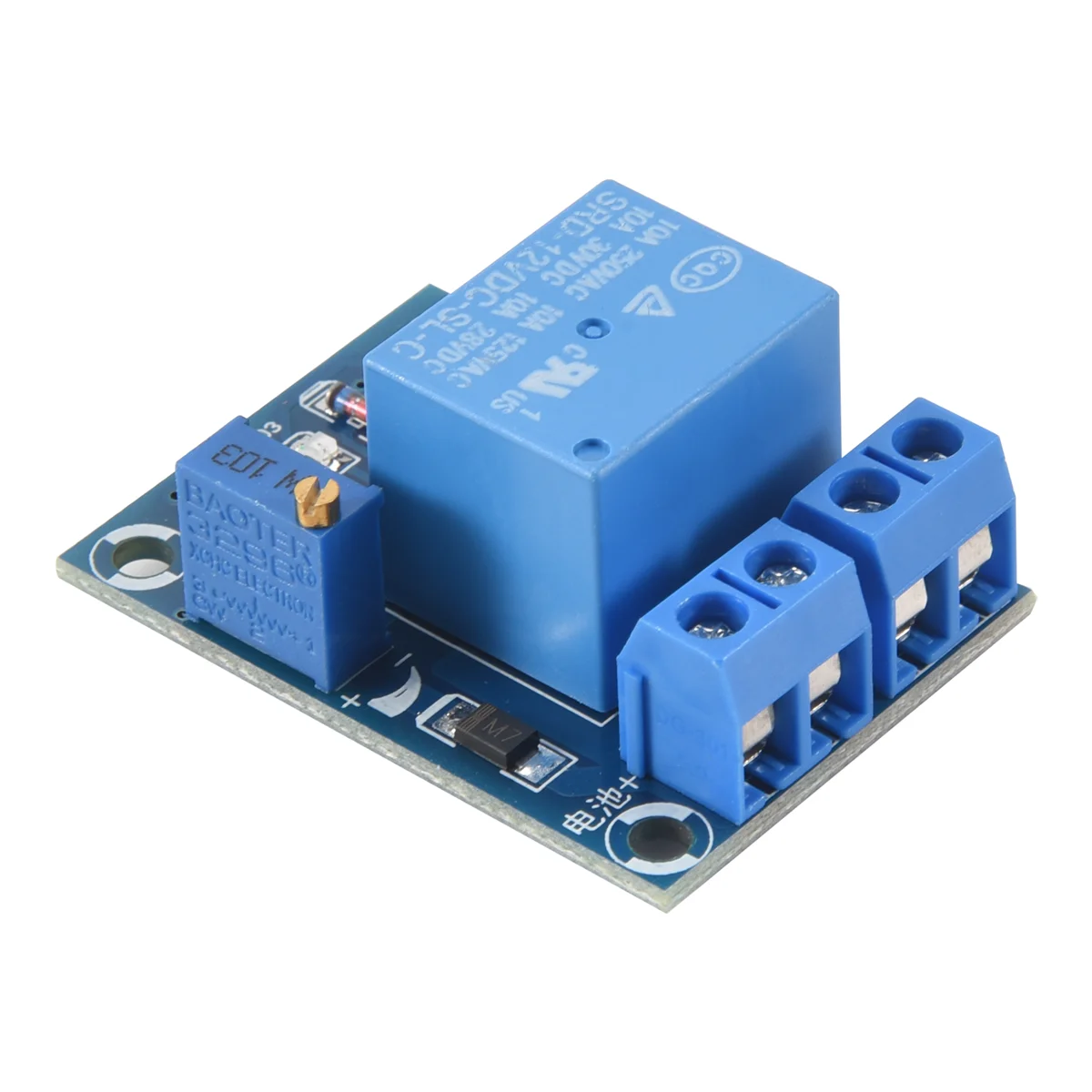 YX-X0001 DC 12V Battery Undervoltage Management Module Low Voltage Automatic Switch Recovery Protection Module