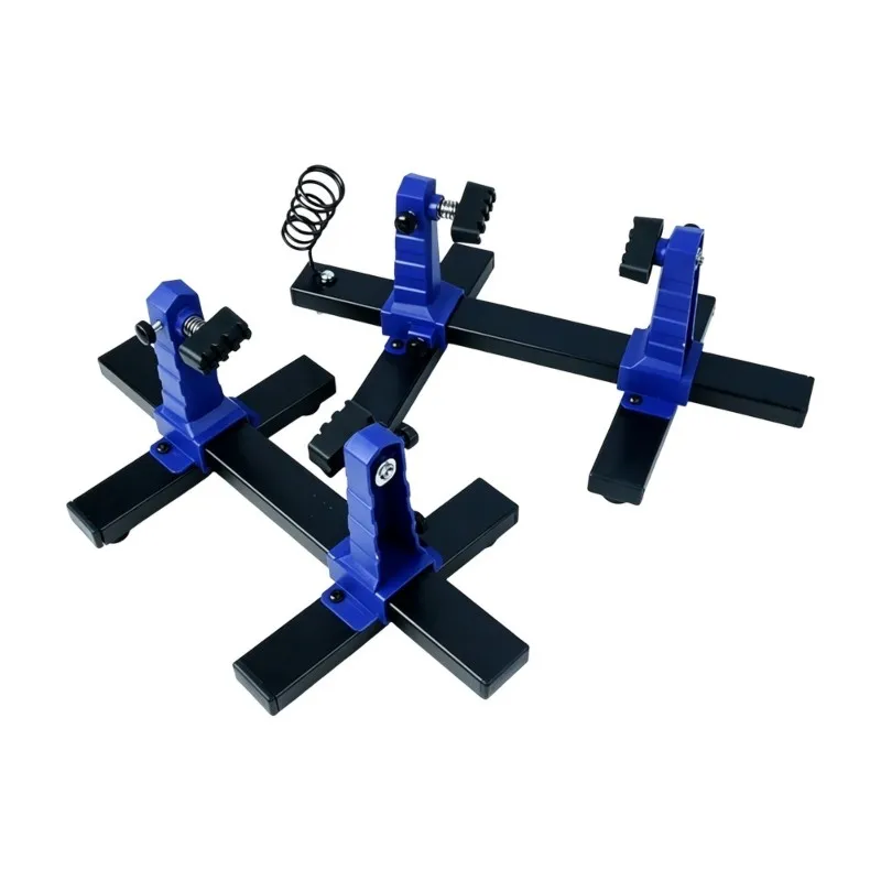 TFORU-Circuit Board Clamp& Soldering Iron Stand With 360° Rotating PCB Holder And 2 Magnetic Helping Hands