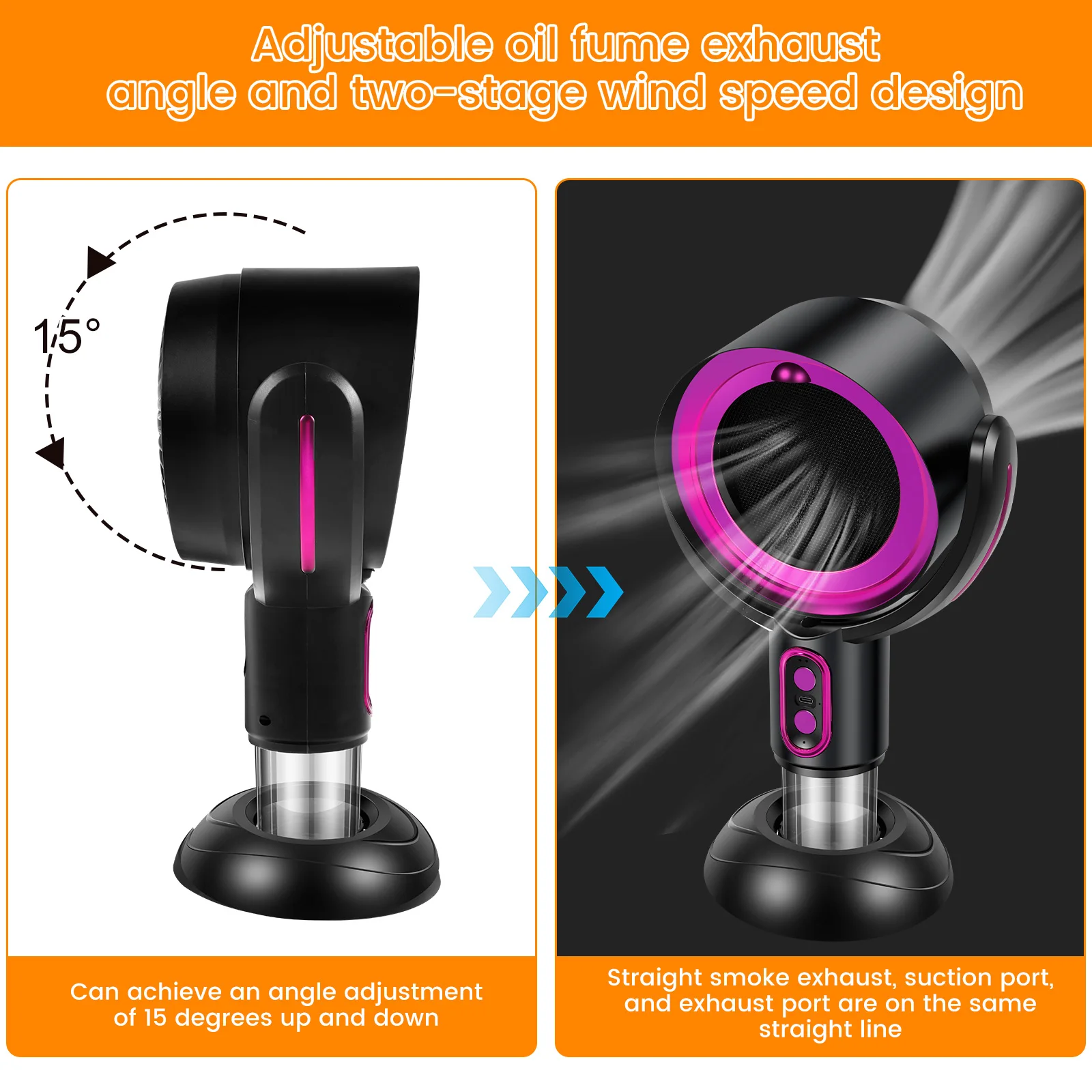 1Pc Portable Exhaust Fan Adjus - огляд і ціна Commercial Kitchen Canopy