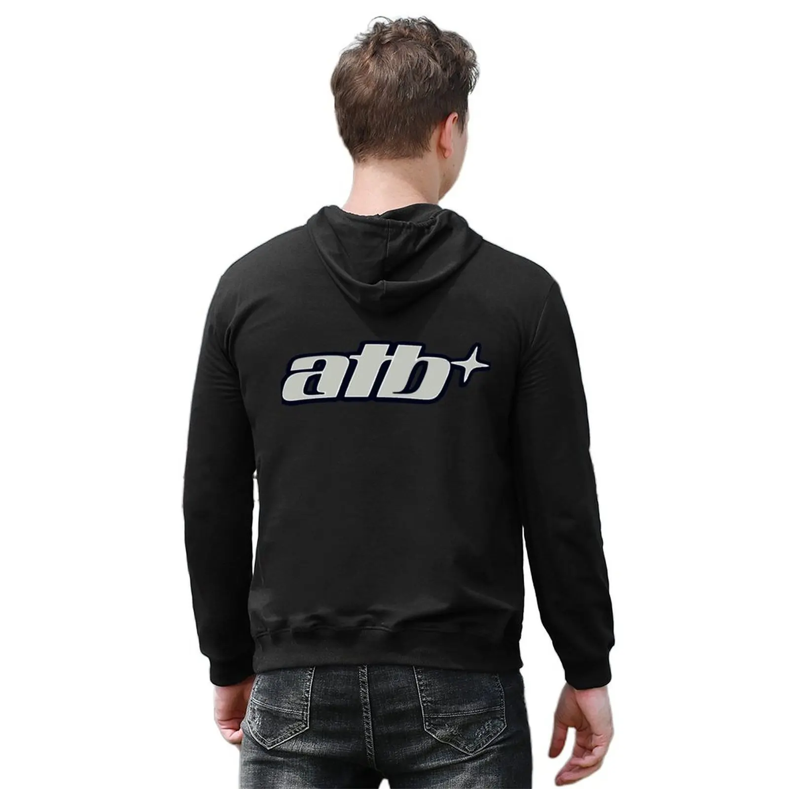 الأكثر مبيعًا - ملابس رجالية بغطاء للرأس بشعار ATB تي شيرت رجالي ملابس أنيمي ملابس رجالية جديدة بقلنسوة وقميص عرق