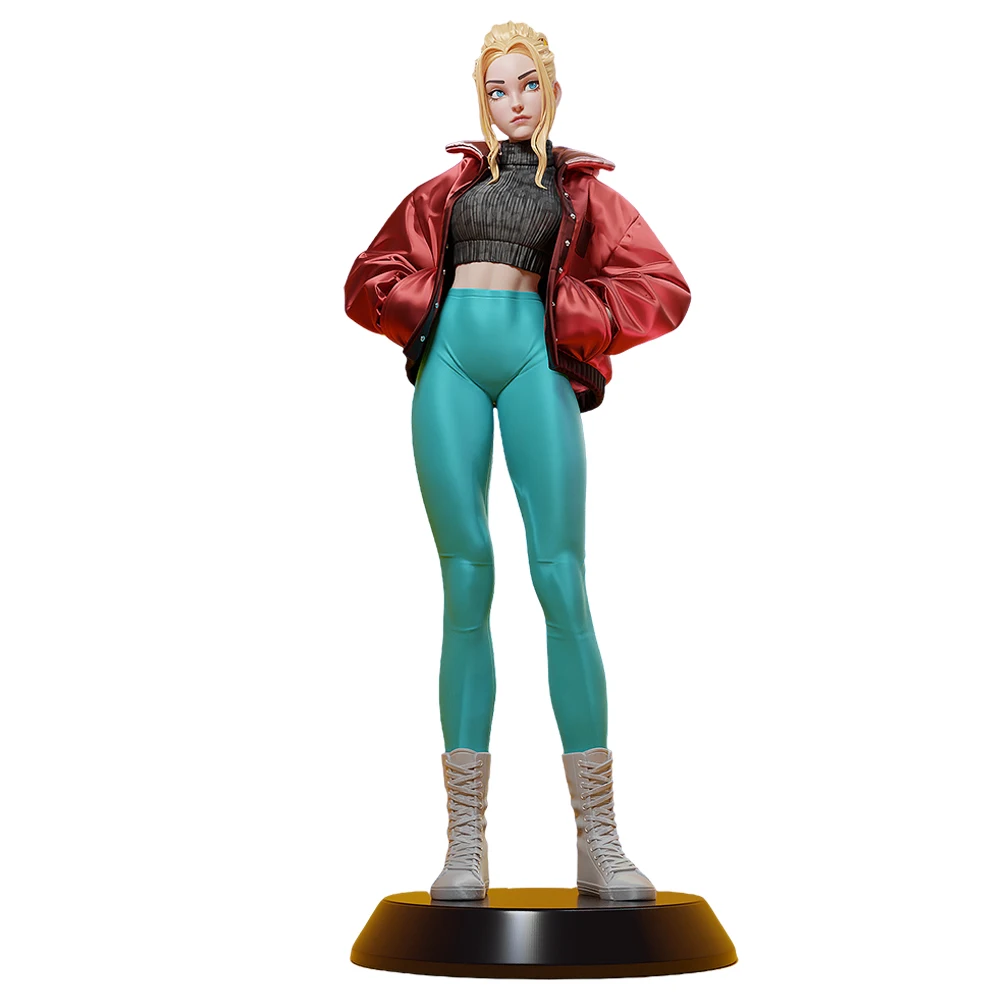 Modern Girl Figure 1:24 Miniature Figure Resin Model Kit Unpainted Plastic Model Kit A773