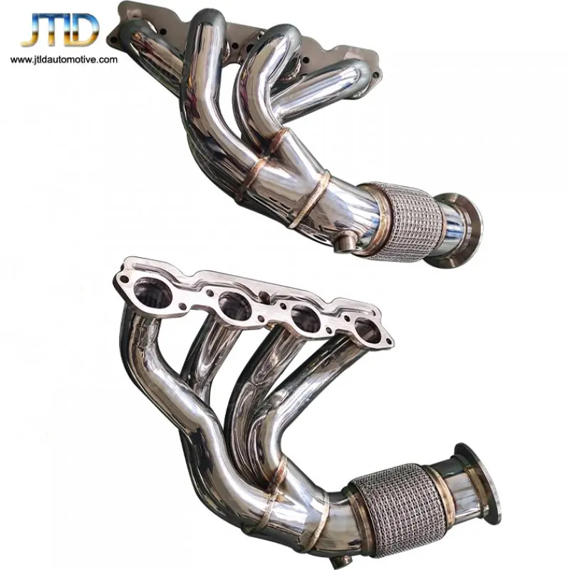 جودة عالية 304 الفولاذ المقاوم للصدأ البولندية الطاقة الملتوية مرنة النازل Exh-aust رأس المنوع لفيراري 458 #5