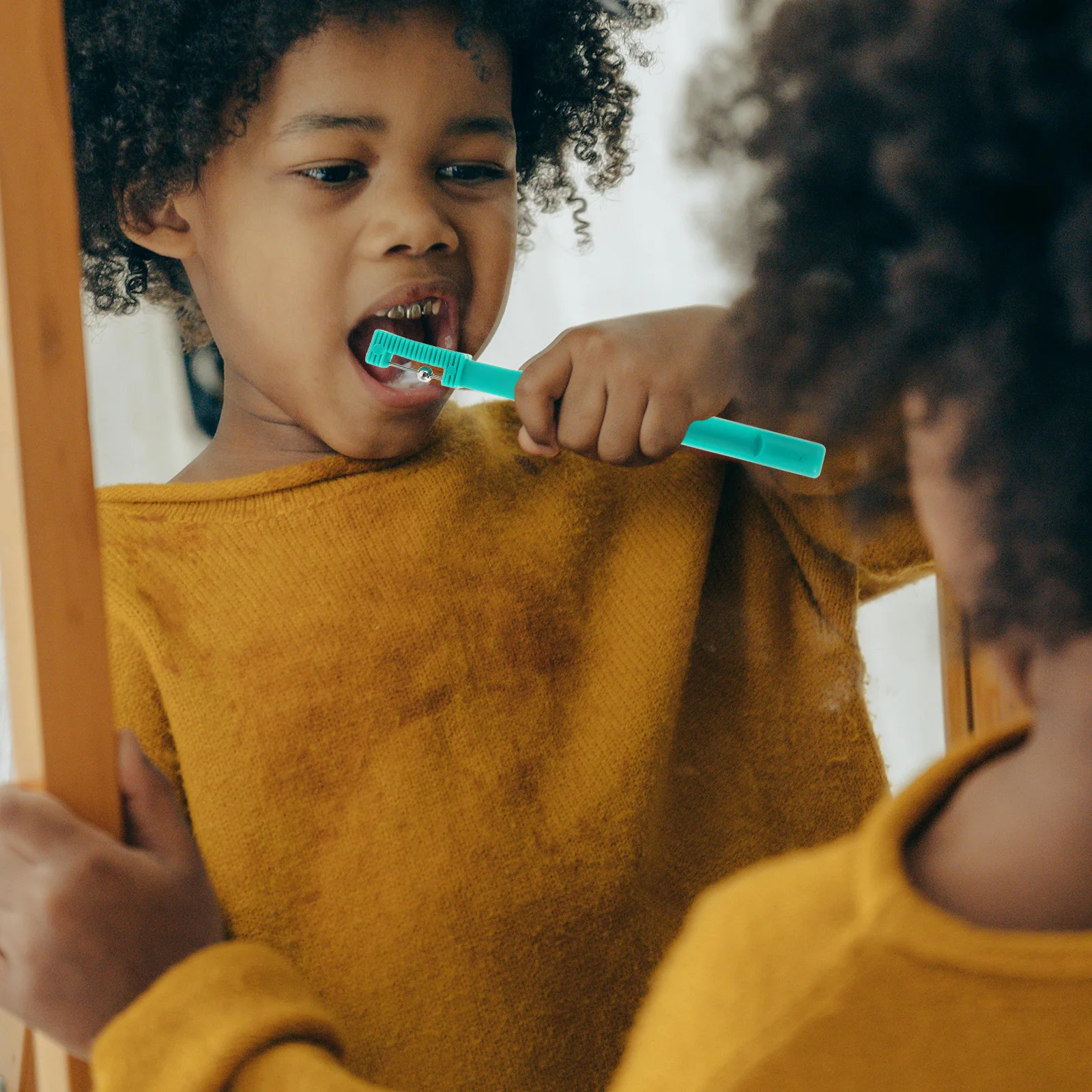 

3pcs Green Kids Tongue Tip Lateralization Elevation Tools - Oral Muscle Training Speech Therapy Aids for Children, Communication