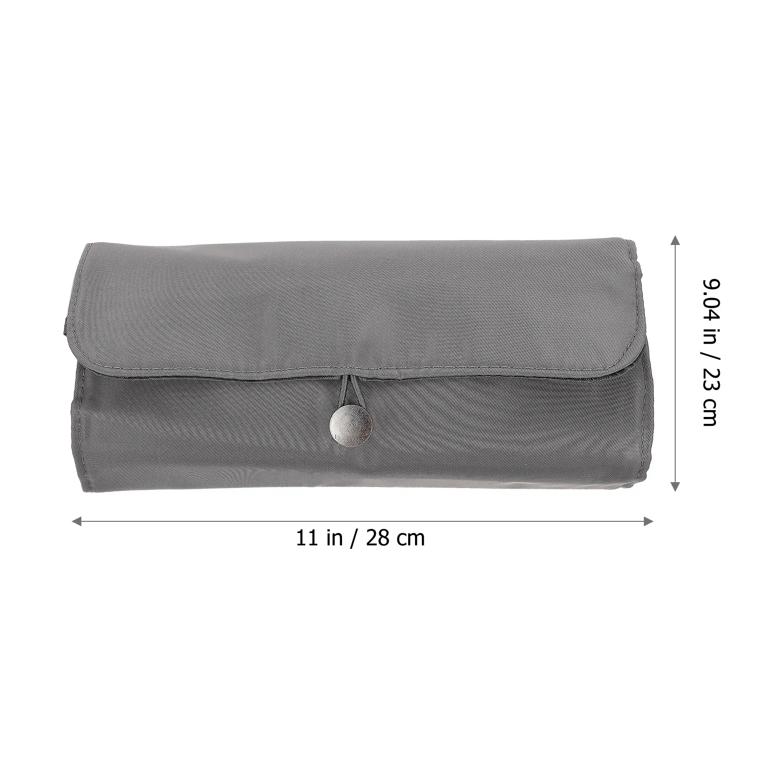 Portable Makeup Brush Roll Organizer Compact Travel Storage Case with Thick Cushioned Interior for Professional Brushes