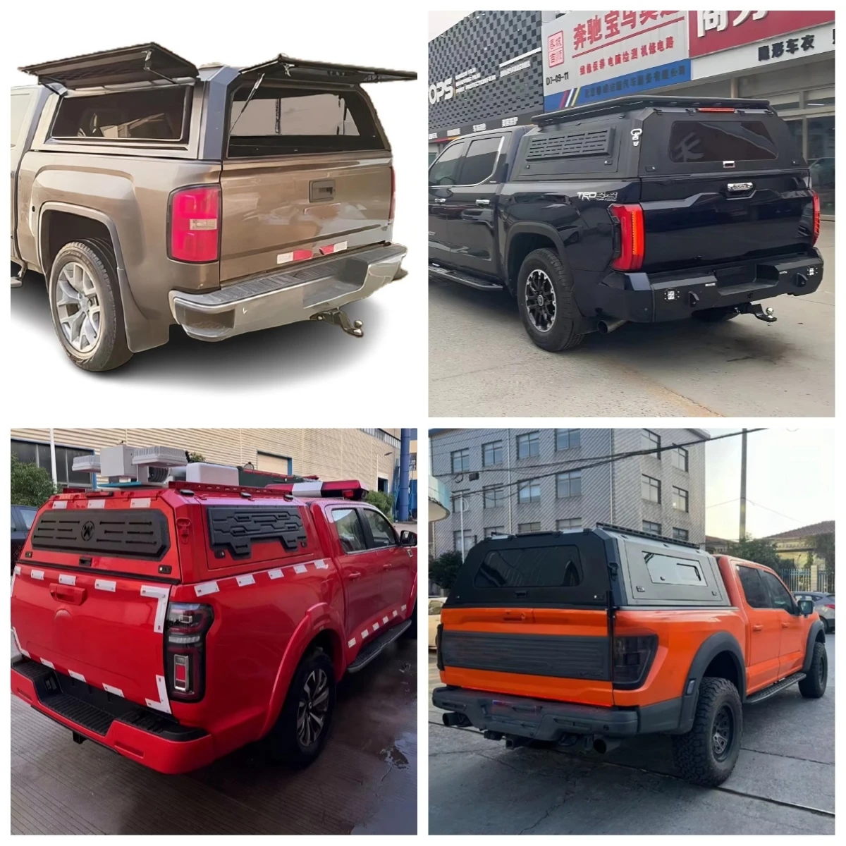 

STLF4x4 Pickup Truck Bed Cover Camper Canopy Hardtop Exterior Accessories For GMCs Sierra Canyon Colorado 5FT 6FT