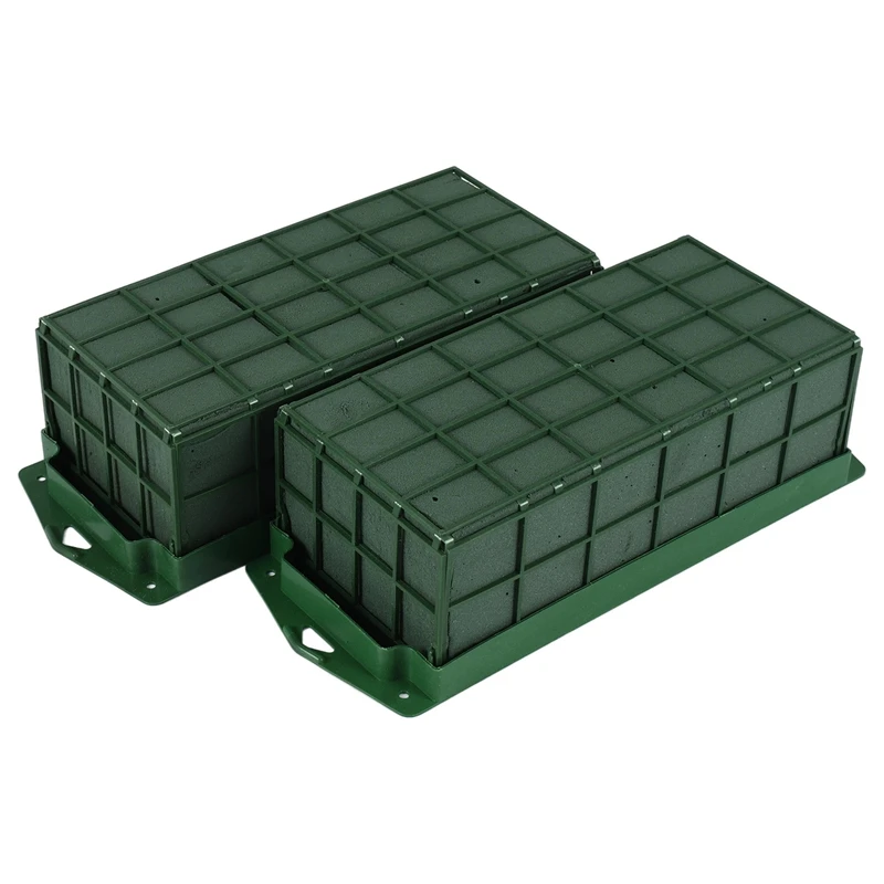 2 Pcs Floral Foam Cage Flower Holder with Floral Foam for Flowers Cage Bowl for Table Centerpiece Floral Arrangement-A07G