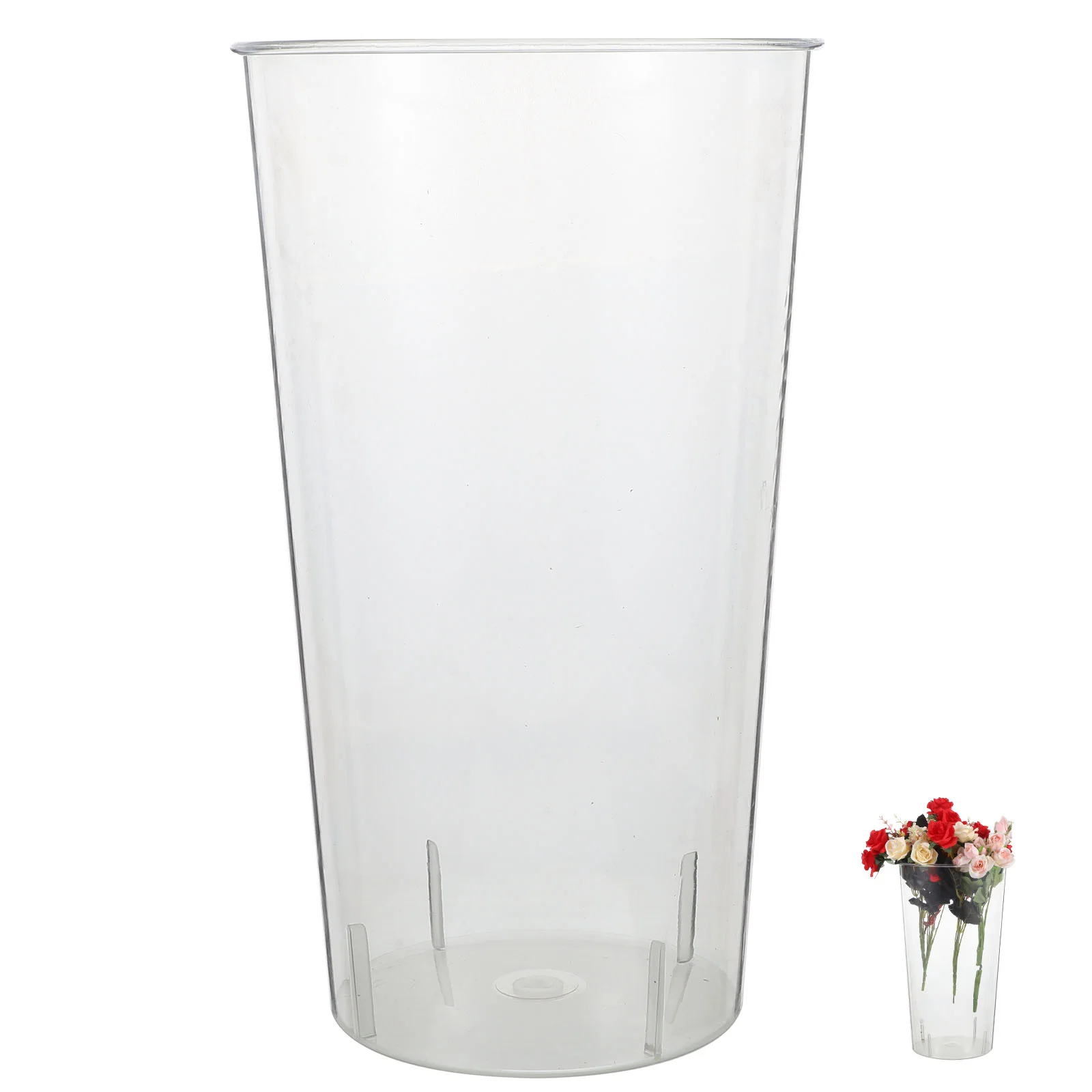 Transparent Acrylic Vase Unique Flower Book for Flowers Decorations Waking Clear Round Umbrella Stand Simple Large Decorative