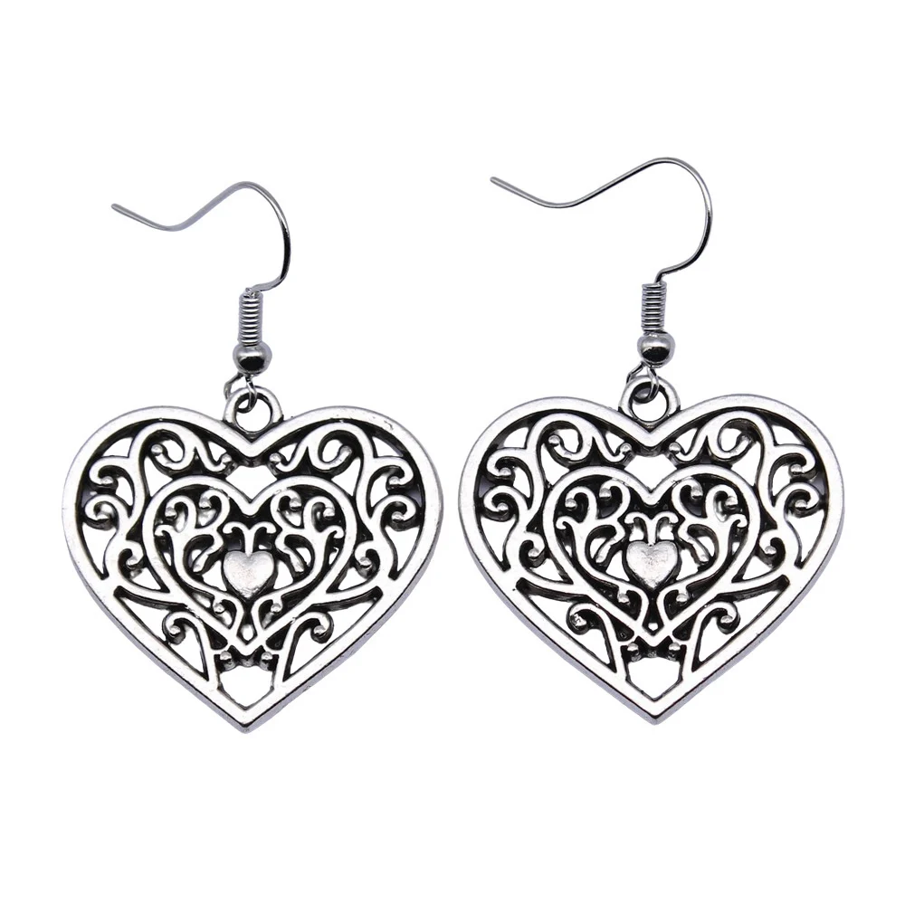 Ear Earrings Valentine'S Day Drop & Dangle Earring Hoop Earrings Love Heart