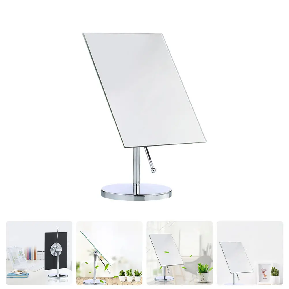 

Mirror with Stand for Vanity 180 Degree Swivel Compact Makeup Mirror Decorative Desktop Accessory Bedroom Dresser Organizer