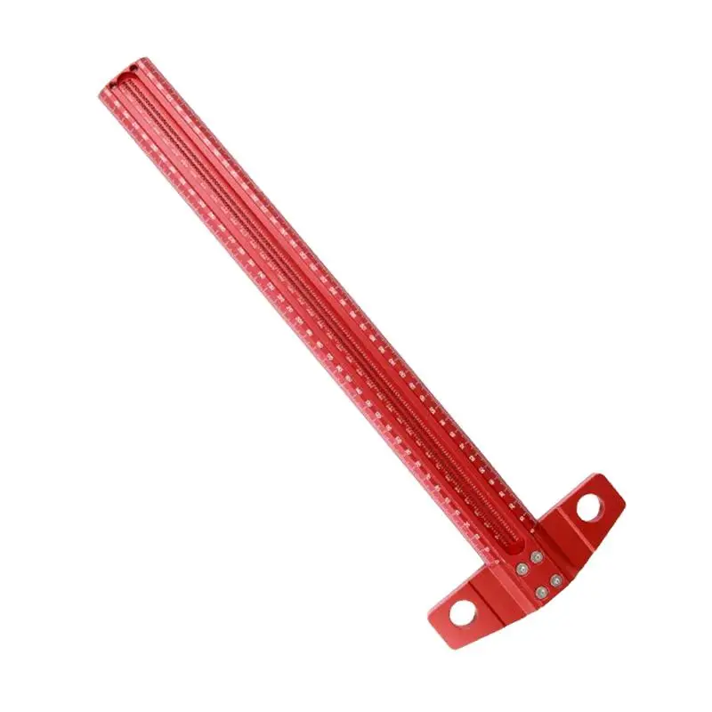 

Precision Marking T-Rule Standard Aluminum Alloy T-Square Woodworking Scriber Positioning Marking T Ruler