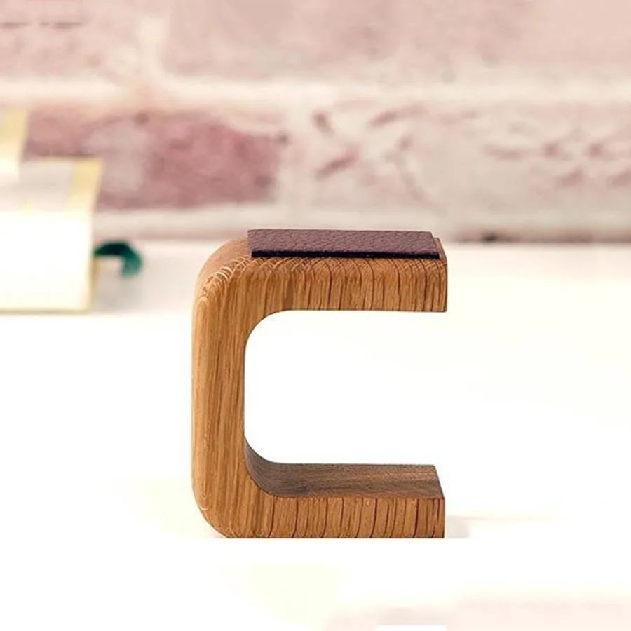 Supporto per orologio in legno Espositore per gioielli per espositore per orologio ad anello per bracciale Supporto per orologio in legno massello