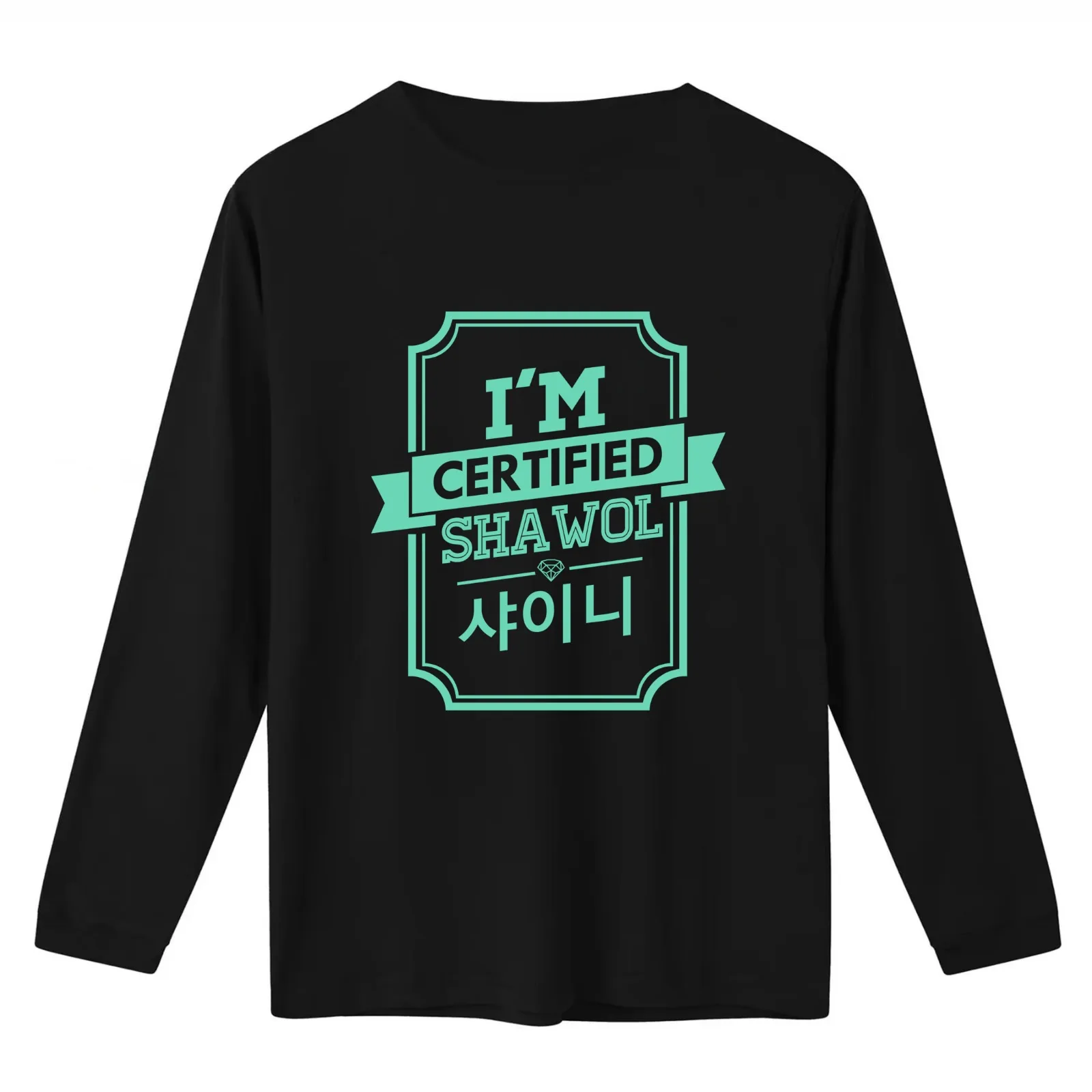 Certified SHINee SHAWOL T-Shirt Summer Casual Cotton Tee Oversized Streetwear Tops Vintage Graphic Print Unisex Men Women